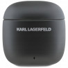 Słuchawki TWS Karl Lagerfeld Metal Printed Logo ANC/ENC czarny