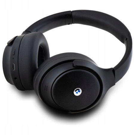BMW słuchawki nauszne Bluetooth ANC BMBHKL601SSLVK czarny/black Metal 