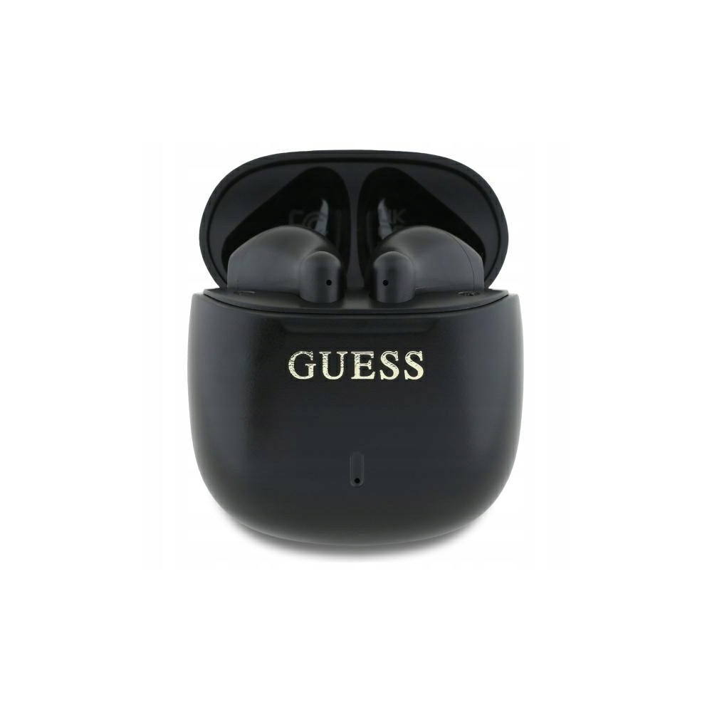Guess słuchawki Bluetooth GUTWSJ14ESGKTWS + stacja dokująca czarny/bla