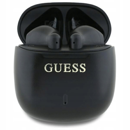 Guess słuchawki Bluetooth GUTWSJ14ESGKTWS + stacja dokująca czarny/bla