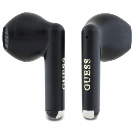 Guess słuchawki Bluetooth GUTWSJ14ESGKTWS + stacja dokująca czarny/bla