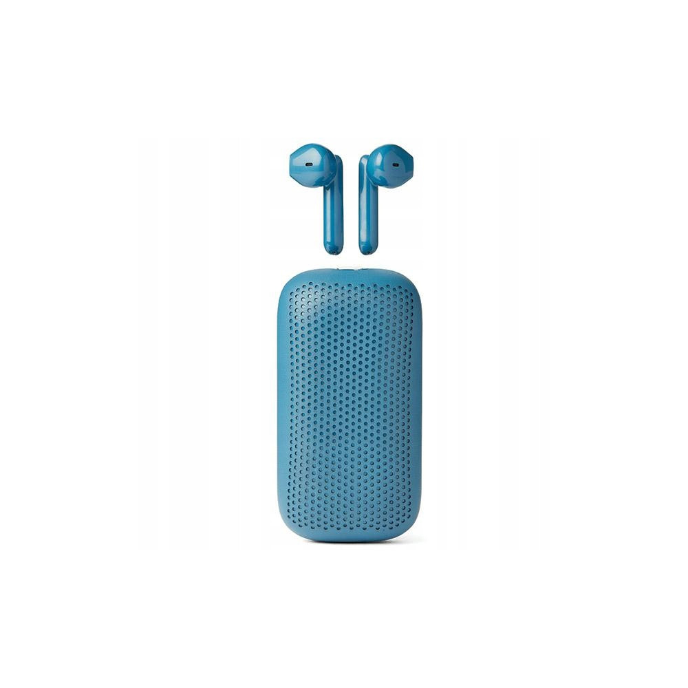 Lexon Speakerbuds Słuchawkibezprzewodowe z głośnikiem bluetooth niebie