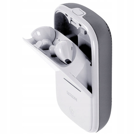 Lexon Speakerbuds Słuchawkibezprzewodowe z głośnikiem bluetooth szary/