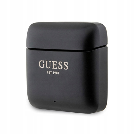 Guess słuchawki Bluetooth GUTWSSU20ALEGKTWS + stacja dokująca czarny/b