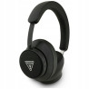 Słuchawki nauszne Guess Bluetooth ENC Saffiano Triangle Logo czarny