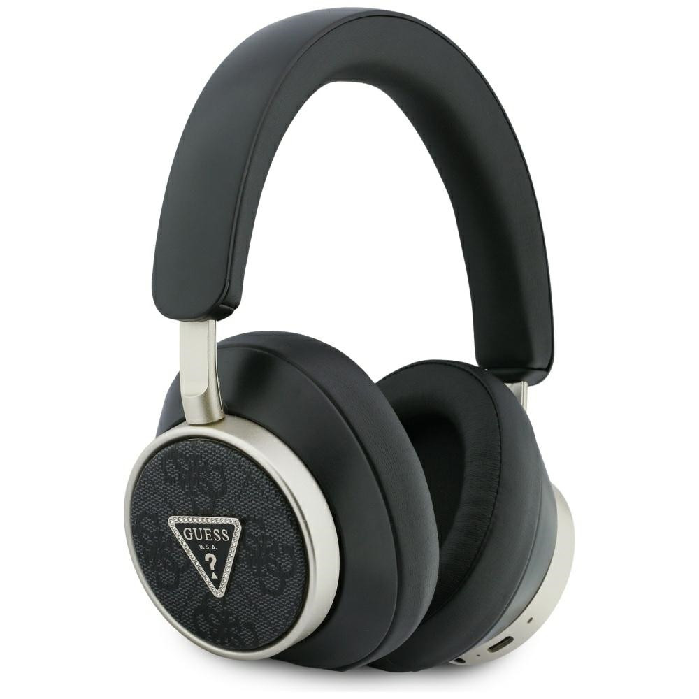 Słuchawki nauszne Guess 4G Triangle Logo Bluetooth ENC czarny
