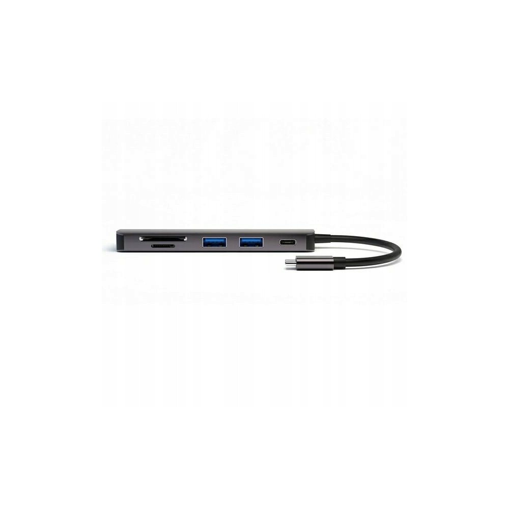 4smarts HUB 6w1 DeX Function 2xUSB-A 3.0/USB-C/HDMI/SD/MicroSD szary 4