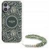 Guess Hardcase MagSafe kwiatowy wzór — etui do iPhone 16, zielone