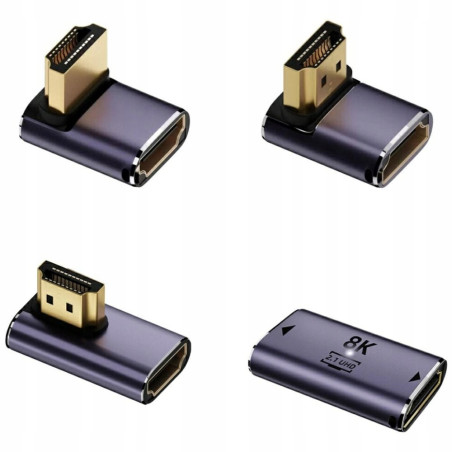 Zestaw adapterów HDMI 4smarts 8K 4 szt. - w górę, w dół, boczny, złącz