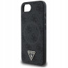 Guess MagSafe Ring Triangle Logo — etui do iPhone 16e, czarne
