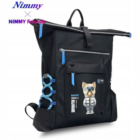 Plecak Nimmy Cool&Cute 2.0 Dog do laptopa czarny