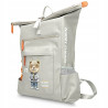 Plecak Nimmy Cool&Cute 2.0 Bear do laptopa szary