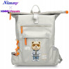 Plecak Nimmy Cool&Cute 2.0 Bear do laptopa szary