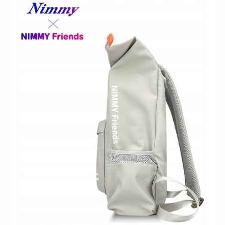 Plecak Nimmy Cool&Cute 2.0 Bear do laptopa szary