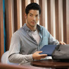 UNIQ torba Cyprus laptop Sleeve 16" szary/marl grey water-resistant ne