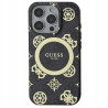 Guess MagSafe Peony On 4G — etui do iPhone 16 Pro, czarne