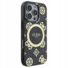 Guess MagSafe Peony On 4G — etui do iPhone 16 Pro, czarne
