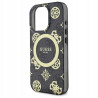 Guess MagSafe Peony On 4G — etui do iPhone 16 Pro, czarne