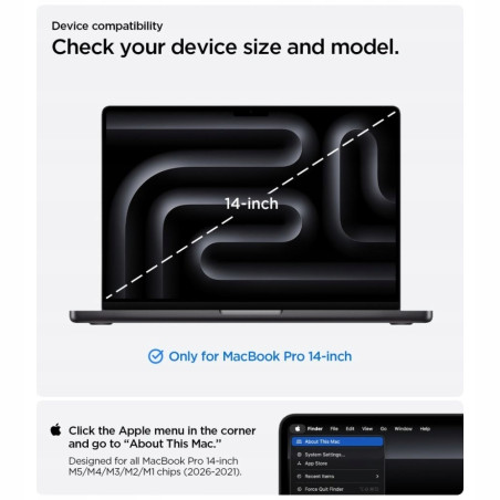 Etui Spigen Urban Fit do Macbook Pro 14" M1-M5 / M5 Pro / M5 Pro Max 2