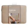 UNIQ torba Cyprus laptop Sleeve 14" nude brown water-resistant neopren