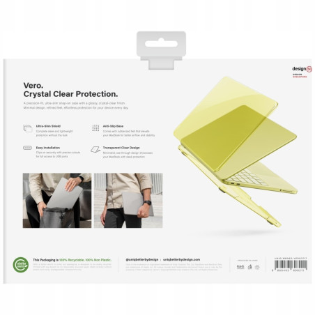 Etui UNIQ Vero do MacBook Neo cytrusowy