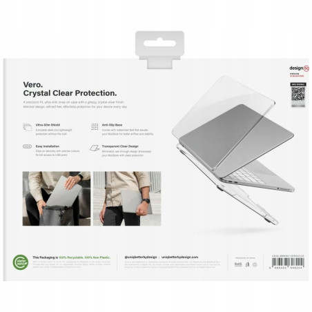 Etui UNIQ Vero do MacBook Neo przezroczysty