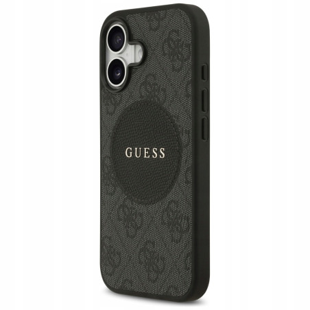 Guess 4G Circle Logo MagSafe — etui do iPhone 17, czarne
