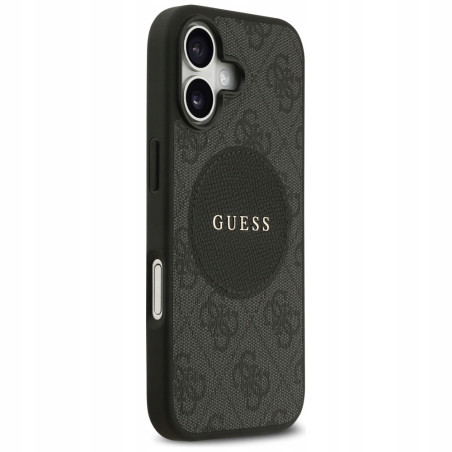 Guess 4G Circle Logo MagSafe — etui do iPhone 17, czarne