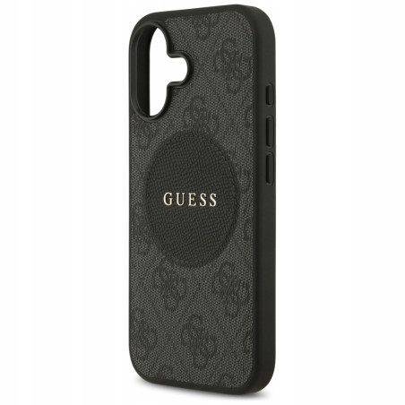 Guess 4G Circle Logo MagSafe — etui do iPhone 17, czarne