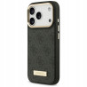 Guess MagSafe 4G Logo Plate — etui do iPhone 17 Pro, czarne