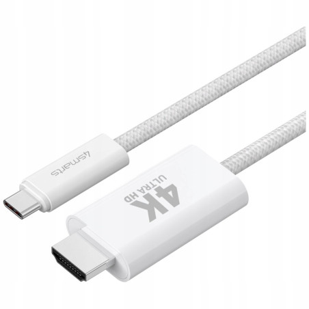 Kabel 4smarts USB-C do HDMI 2m biały