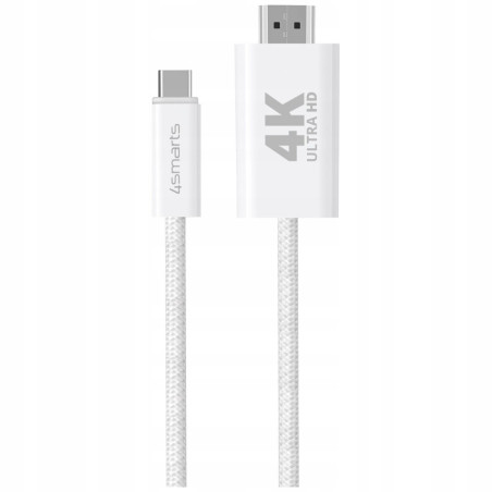 Kabel 4smarts USB-C do HDMI 2m biały