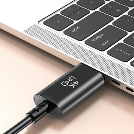AWEI kabel CL-212T USB-C na HDMI4K 30Hz czarny/black