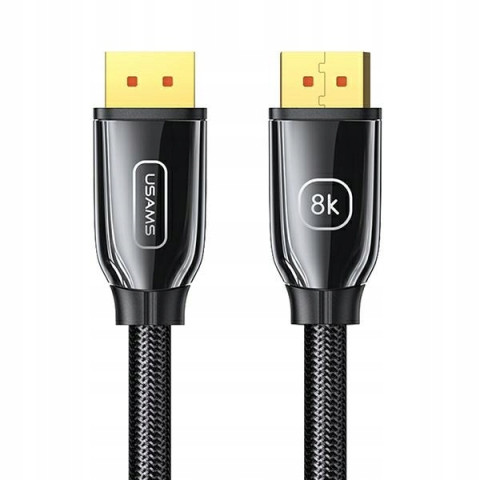 USAMS Kabel DP do DP - Display Port 3.0m 8K HD czarny/black SJ533DP01 