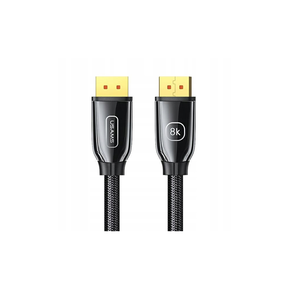 USAMS Kabel DP do DP - Display Port 3.0m 8K HD czarny/black SJ533DP01 
