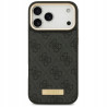 Guess 4G Logo Plate — etui do iPhone 17 Pro Max, czarne