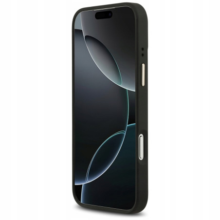 Guess 4G Logo Plate — etui do iPhone 17 Pro Max, czarne