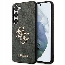 Guess 4G Big Metal Logo — etui do Samsung A55, czarne