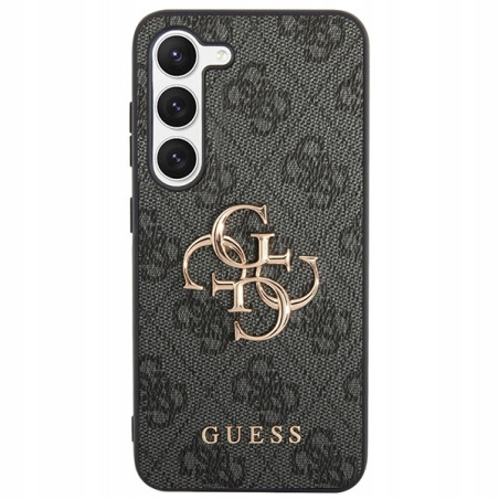 Guess 4G Big Metal Logo — etui do Samsung A55, czarne