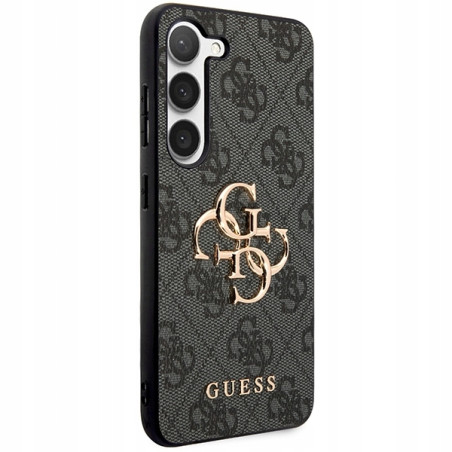 Guess 4G Big Metal Logo — etui do Samsung A55, czarne