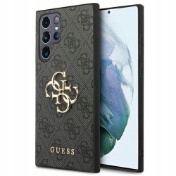 Guess S22 Ultra Big Metal — etui do Samsung Galaxy, szare