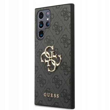Guess S22 Ultra Big Metal — etui do Samsung Galaxy, szare