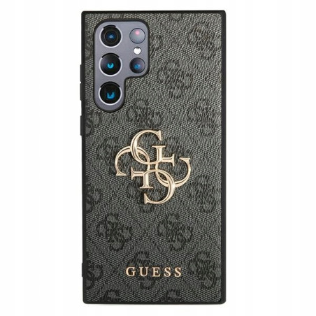 Guess S22 Ultra Big Metal — etui do Samsung Galaxy, szare