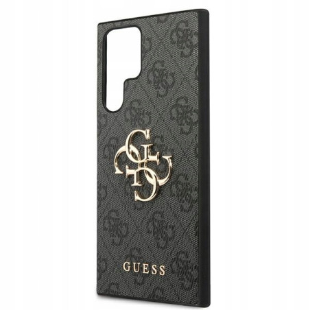 Guess S22 Ultra Big Metal — etui do Samsung Galaxy, szare
