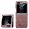 Guess Flip5 Glitter Script hardcase — etui do Samsung plecki, różowe