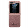 Guess Flip5 Glitter Script hardcase — etui do Samsung plecki, różowe