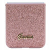 Guess Flip5 Glitter Script hardcase — etui do Samsung plecki, różowe