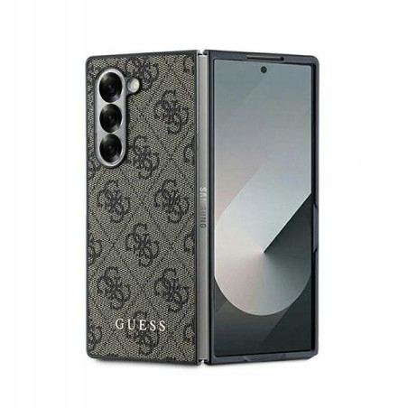 Guess Fold6 4G sztuczne — etui do Samsung tworzywo, brązowe