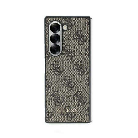 Guess Fold6 4G sztuczne — etui do Samsung tworzywo, brązowe