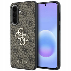 Guess 5G Metal Logo — etui do Galaxy A57, brązowe